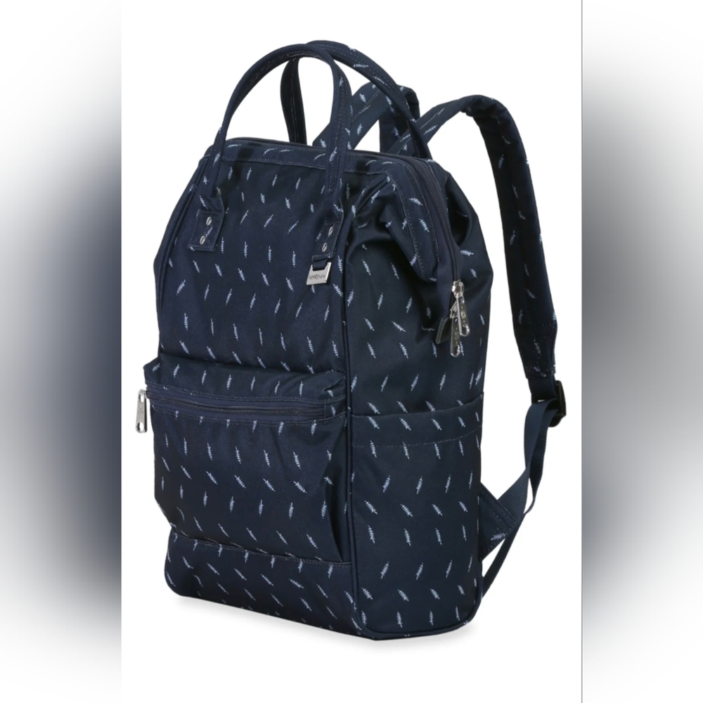 SWISSGEAR Artz Laptop Backpack in Navy Feathers - Picture 4 of 4